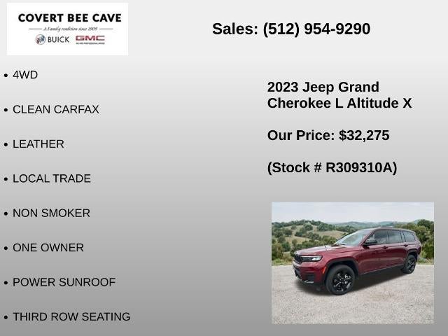 2023 Jeep Grand Cherokee L Altitude X 4x4
