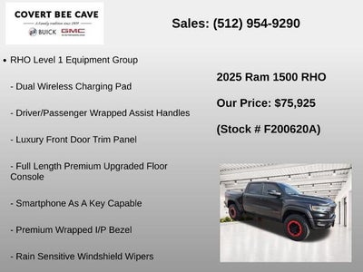 2025 RAM 1500 RHO 4x4 Crew Cab 5'7" Box