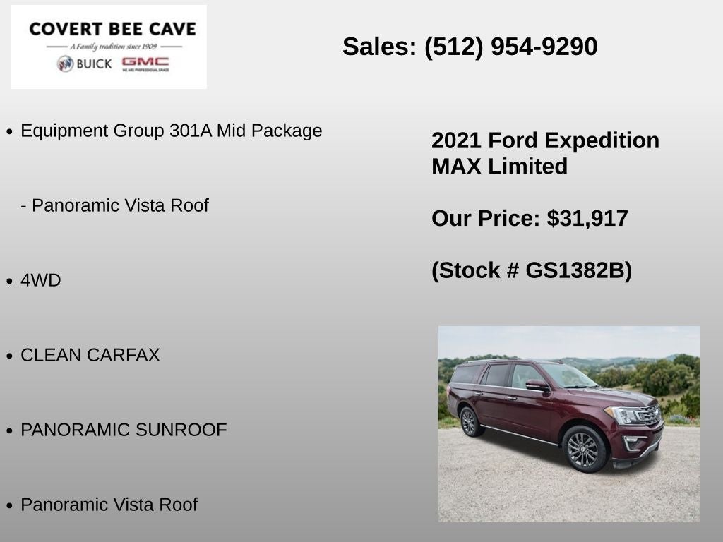 2021 Ford Expedition Max Limited 4x4