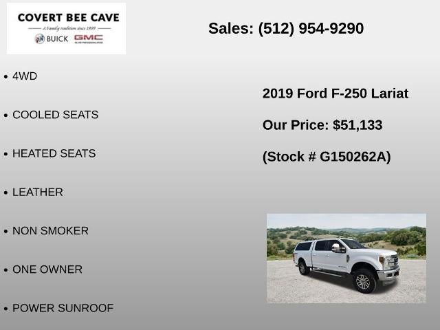2019 Ford Super Duty F-250 SRW LARIAT 4WD Crew Cab 6.75' Box