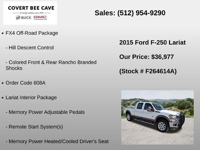 2015 Ford Super Duty F-250 SRW 4WD Crew Cab 6-3/4 Ft Box Lariat