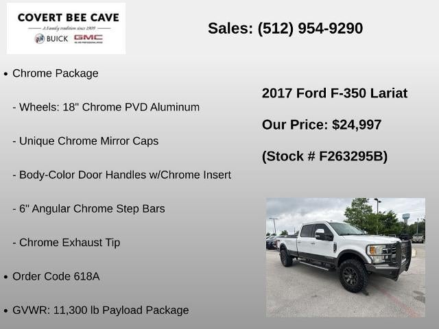 2017 Ford Super Duty F-350 SRW Lariat 4WD Crew Cab 6.75' Box