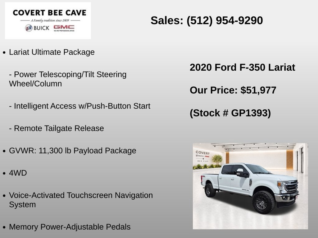 2020 Ford F-350SD Lariat