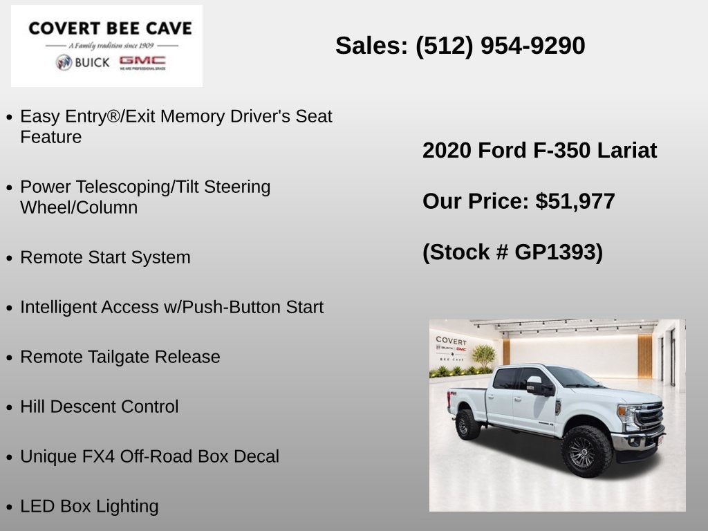 2020 Ford F-350SD Lariat
