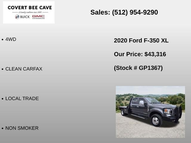 2020 Ford Super Duty F-350 DRW XL 4WD Crew Cab 8' Box