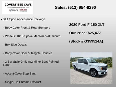 2020 Ford F-150 XLT 2WD SuperCrew 5.5' Box