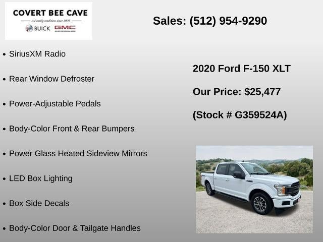 2020 Ford F-150 XLT 2WD SuperCrew 5.5' Box