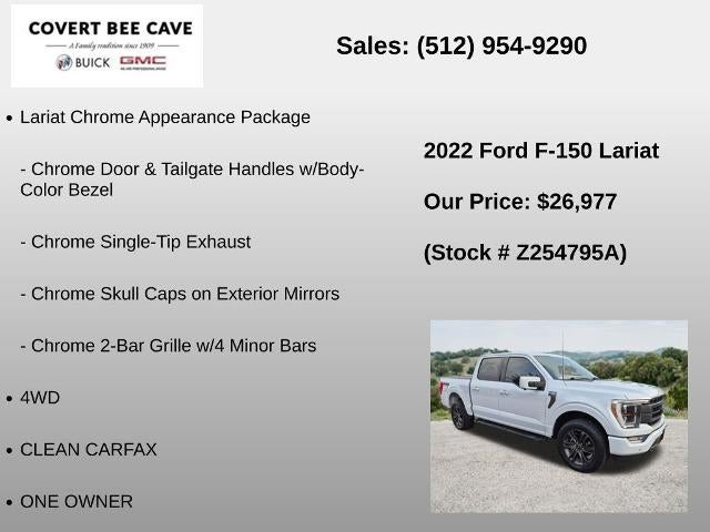 2022 Ford F-150 LARIAT 4WD SuperCrew 5.5' Box