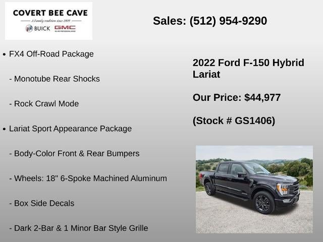 2022 Ford F-150 LARIAT 4WD SuperCrew 5.5' Box