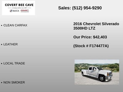 2016 Chevrolet Silverado 3500 HD Crew Cab Long Box 2-Wheel Drive LTZ
