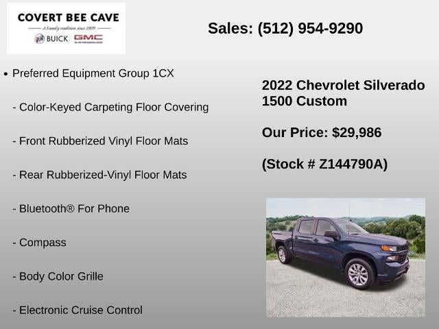 2022 Chevrolet Silverado 1500 LTD Crew Cab Short Box 2-Wheel Drive Custom