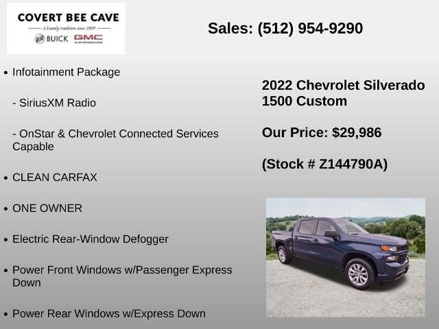 2022 Chevrolet Silverado 1500 LTD Crew Cab Short Box 2-Wheel Drive Custom