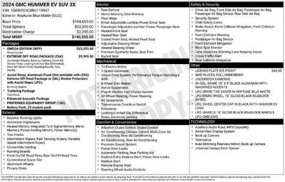 2024 GMC HUMMER EV SUV e4WD 4dr 3X