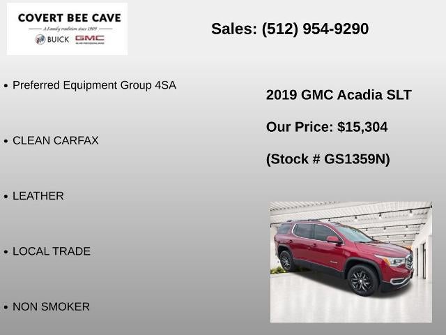 2019 GMC Acadia FWD SLT-1