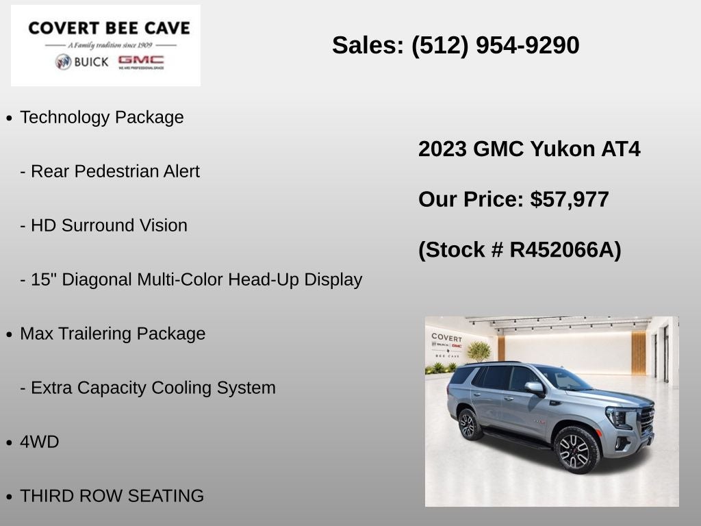 2023 GMC Yukon AT4