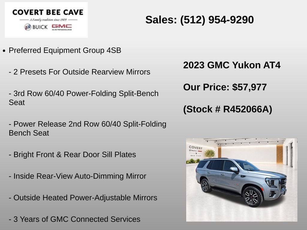 2023 GMC Yukon AT4