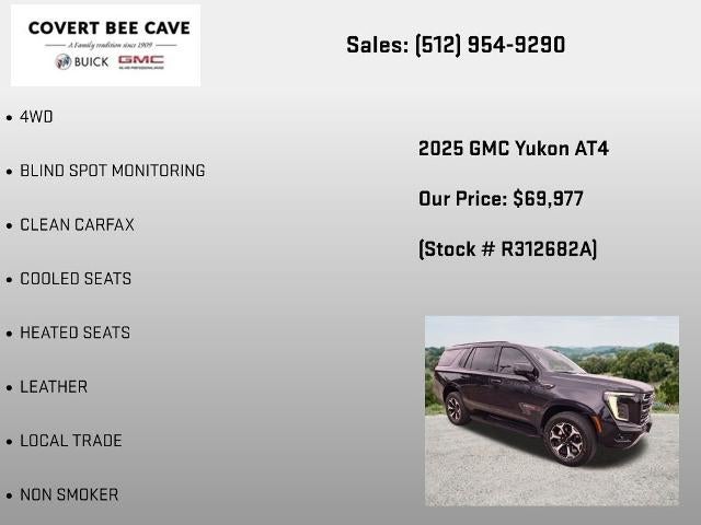 2025 GMC Yukon 4WD 4dr AT4