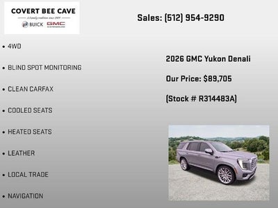2026 GMC Yukon 4WD 4dr Denali
