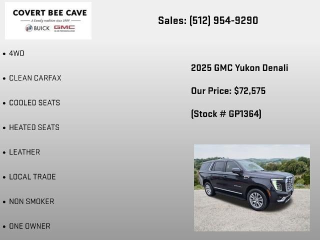 2025 GMC Yukon 4WD 4dr Denali