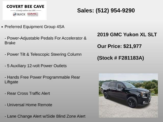 2019 GMC Yukon XL 4WD 4dr SLT