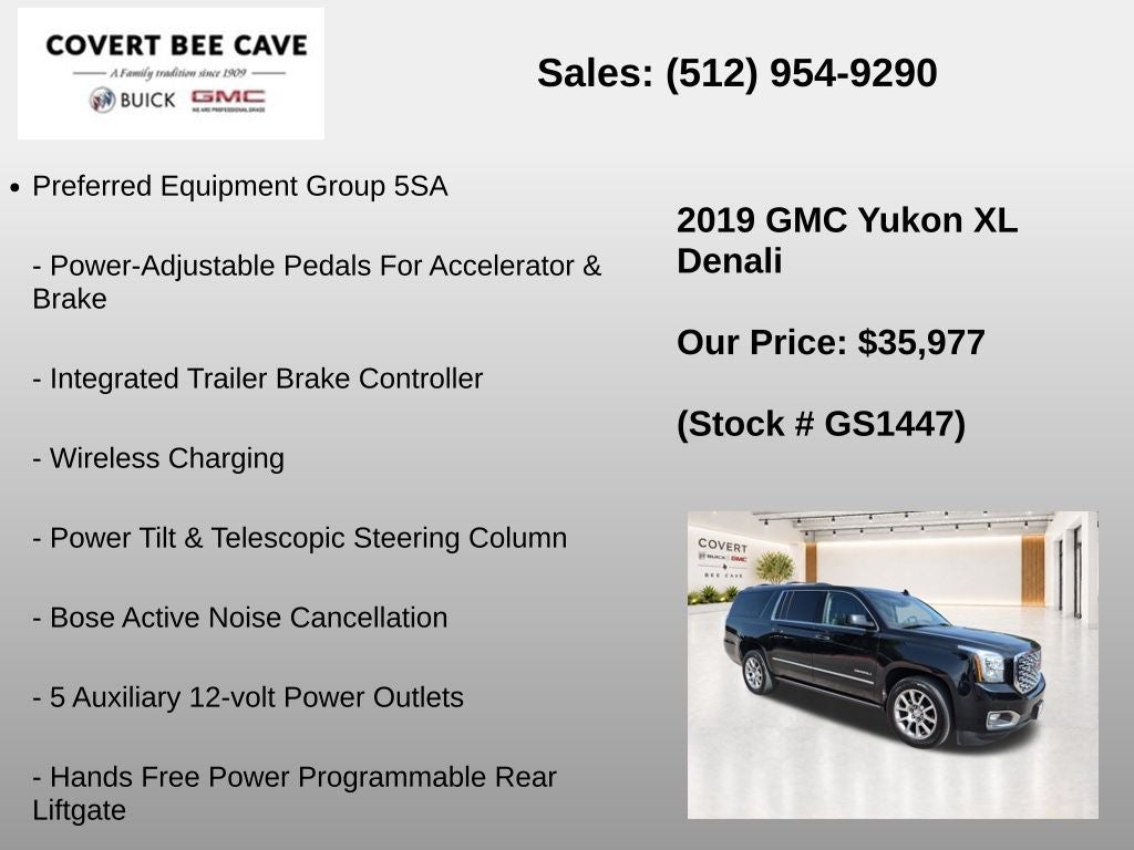 2019 GMC Yukon XL Denali
