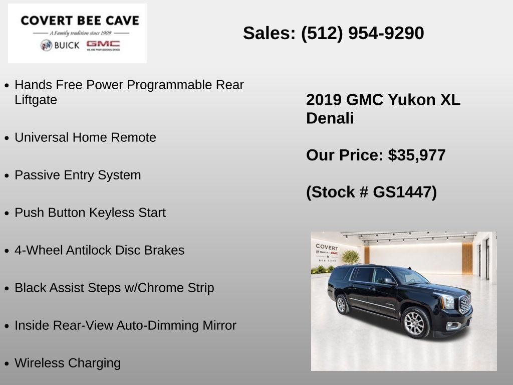 2019 GMC Yukon XL Denali