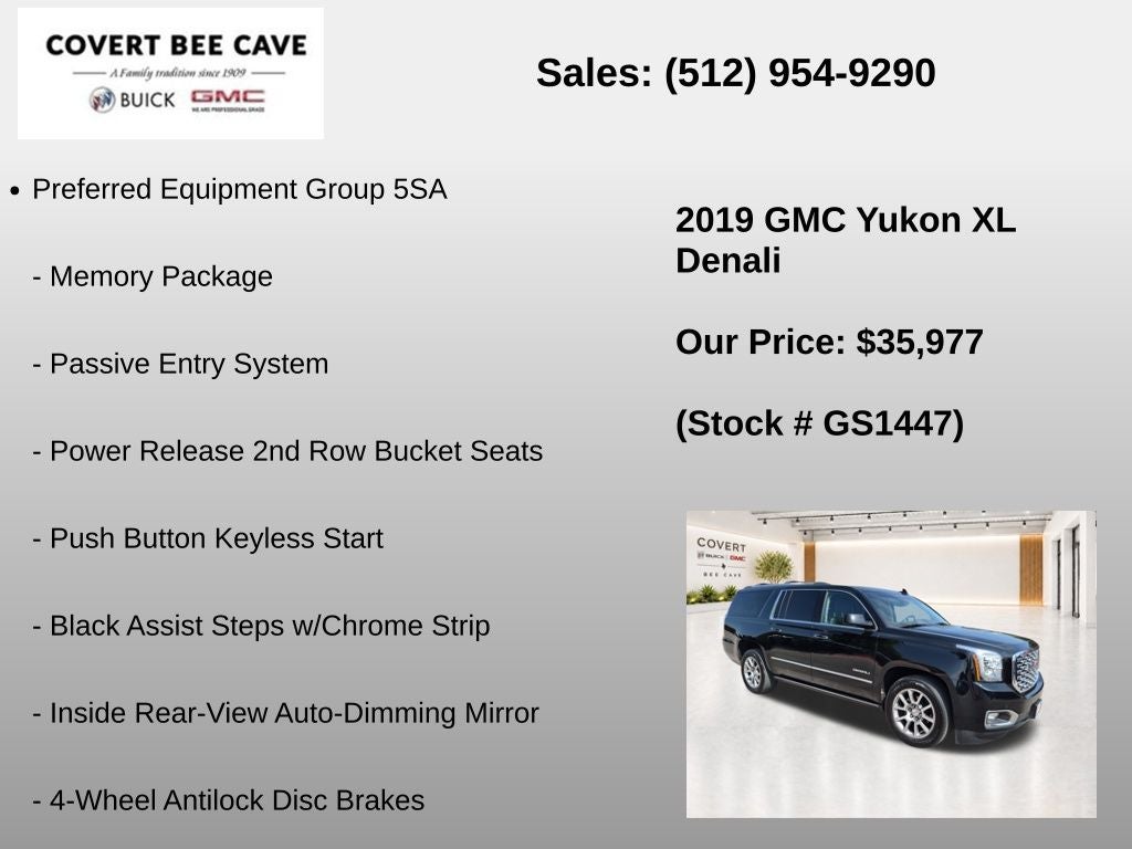 2019 GMC Yukon XL Denali