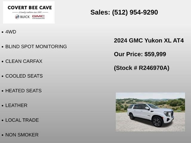2024 GMC Yukon XL 4WD 4dr AT4