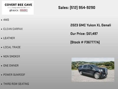 2023 GMC Yukon XL 4WD 4dr Denali
