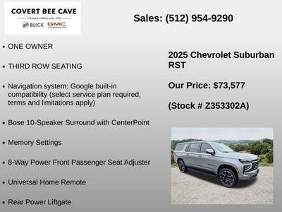 2025 Chevrolet Suburban 4WD RST