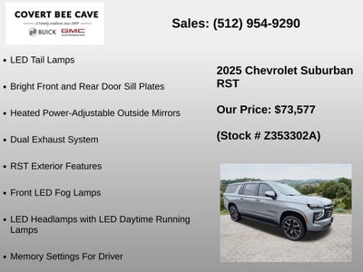 2025 Chevrolet Suburban 4WD RST