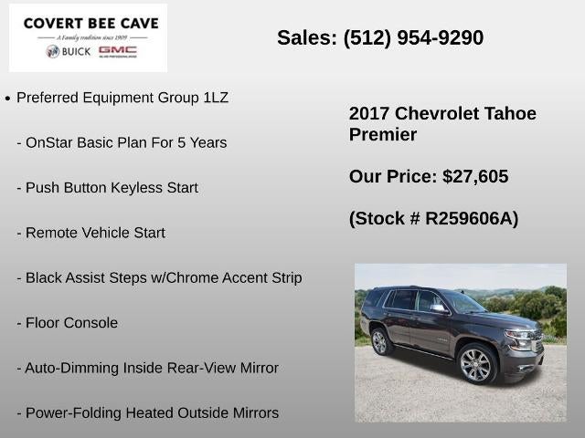 2017 Chevrolet Tahoe 2WD Premier