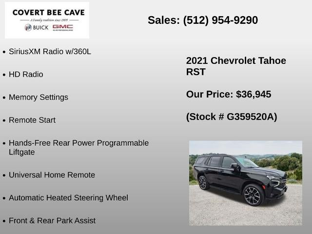 2021 Chevrolet Tahoe 2WD RST