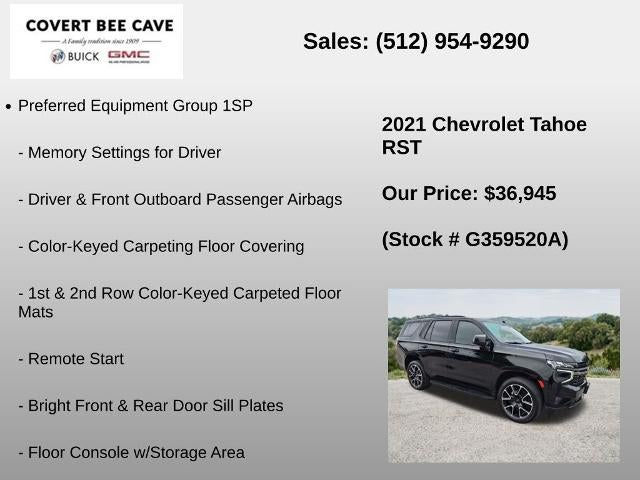 2021 Chevrolet Tahoe 2WD RST