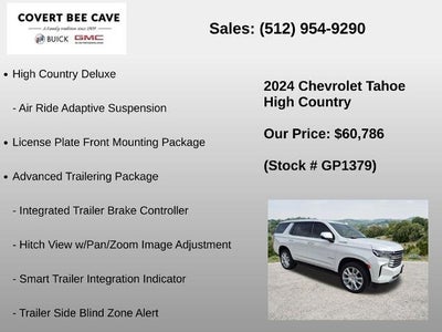2024 Chevrolet Tahoe 2WD High Country