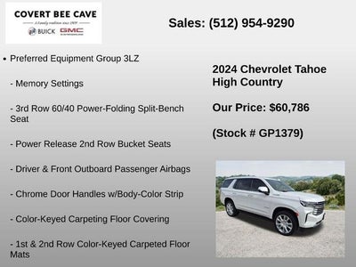 2024 Chevrolet Tahoe 2WD High Country