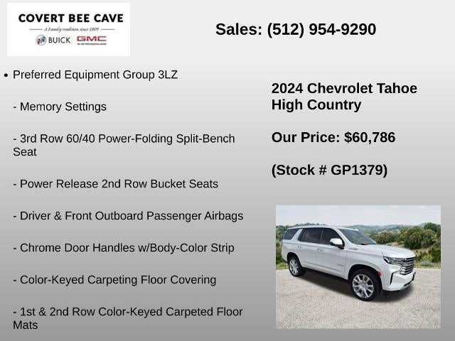 2024 Chevrolet Tahoe 2WD High Country