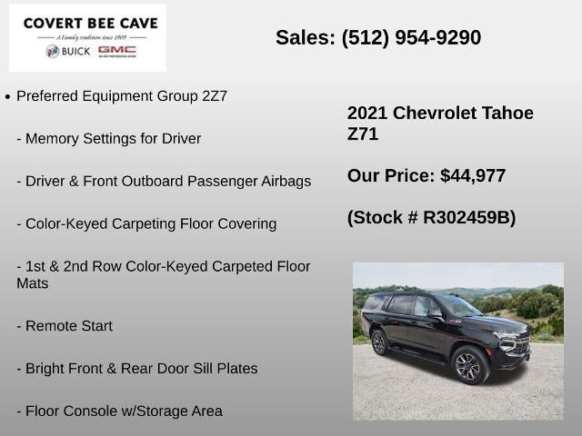 2021 Chevrolet Tahoe 4WD Z71