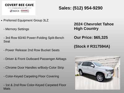 2024 Chevrolet Tahoe 4WD High Country
