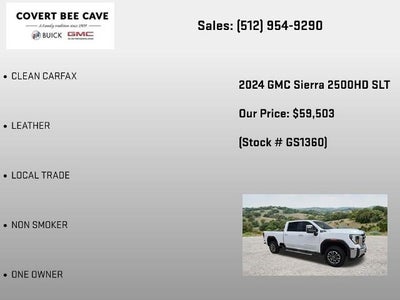 2024 GMC Sierra 2500 HD Crew Cab Standard Box 2-Wheel Drive SLT
