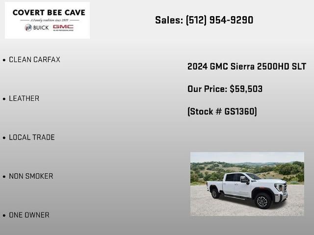 2024 GMC Sierra 2500 HD Crew Cab Standard Box 2-Wheel Drive SLT
