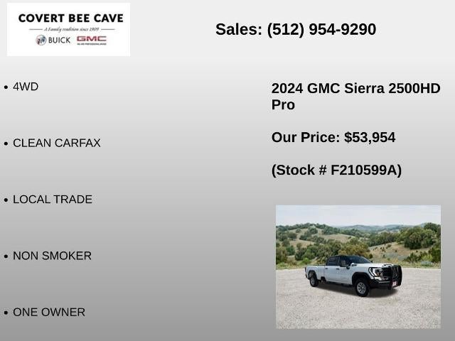 2024 GMC Sierra 2500 HD Crew Cab Long Box 4-Wheel Drive Pro