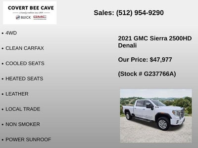 2021 GMC Sierra 2500 HD Crew Cab Standard Box 4-Wheel Drive Denali