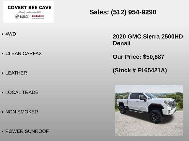 2020 GMC Sierra 2500 HD Crew Cab Standard Box 4-Wheel Drive Denali