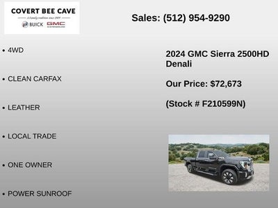 2024 GMC Sierra 2500 HD Crew Cab Standard Box 4-Wheel Drive Denali