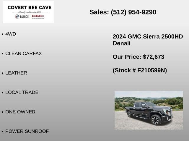 2024 GMC Sierra 2500 HD Crew Cab Standard Box 4-Wheel Drive Denali