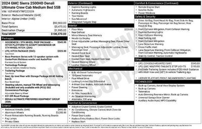 2024 GMC Sierra 2500 HD Crew Cab Standard Box 4-Wheel Drive Denali Ultimate