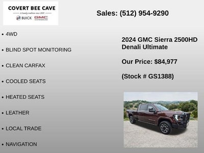 2024 GMC Sierra 2500 HD Crew Cab Standard Box 4-Wheel Drive Denali Ultimate