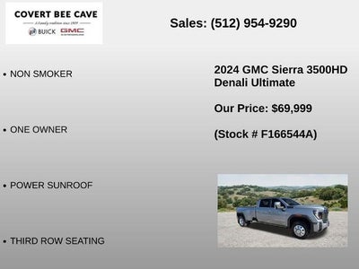 2024 GMC Sierra 3500HD Crew Cab Long Box 4-Wheel Drive Denali Ultimate