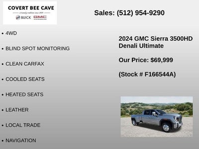 2024 GMC Sierra 3500HD Crew Cab Long Box 4-Wheel Drive Denali Ultimate